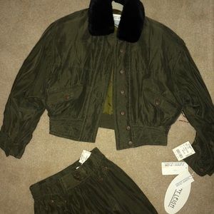 Sunny Leigh Jacket and Pants Set - Hunter Green